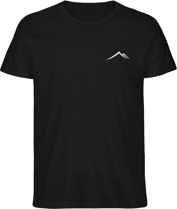 Berg Silhouette – Abstrakt - T-Shirt (Bio Baumwolle)