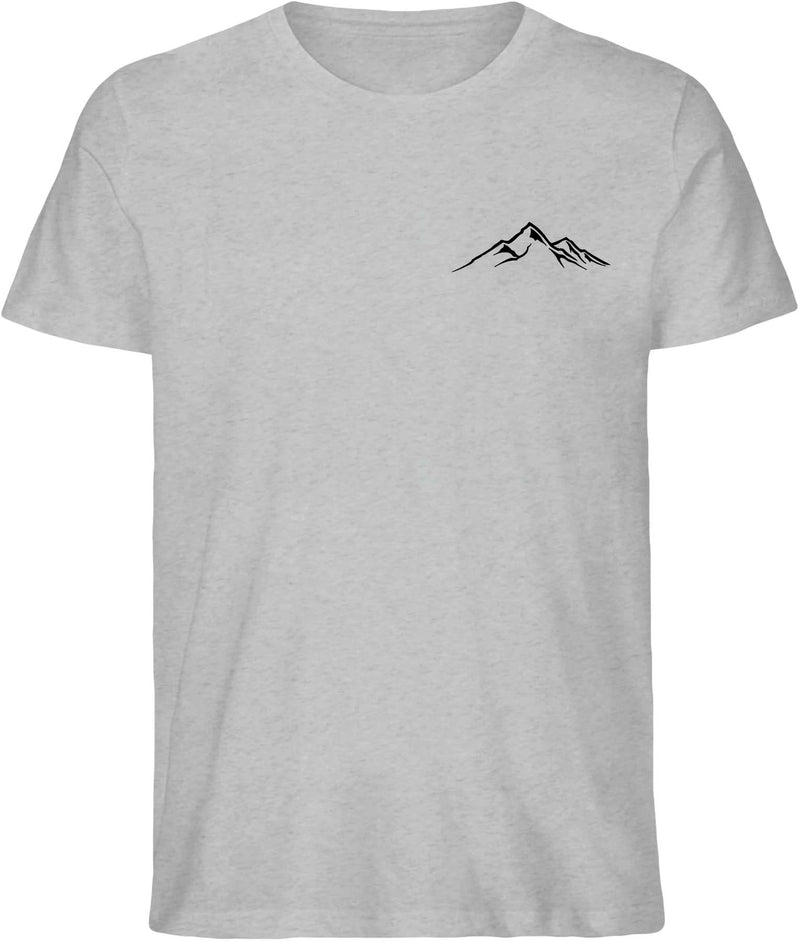 Berg Silhouette - T-Shirt (Bio Baumwolle)
