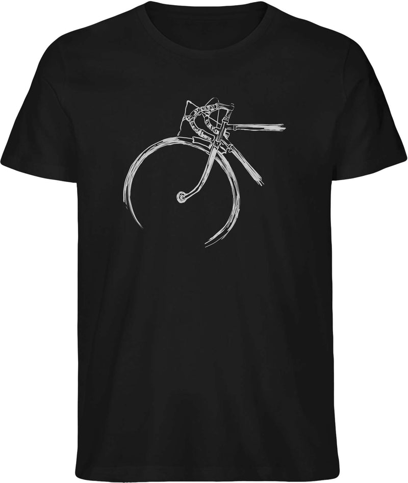 Rennrad - Sketch – T-Shirt (Bio Baumwolle)