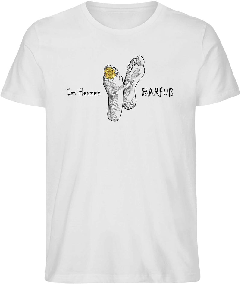 Im Herzen barfuß - T-Shirt (Bio Baumwolle)