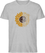 Sonnenblume/ Fahrrad - T-Shirt (Bio Baumwolle)