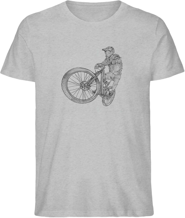 Mountainbike - Jump - T-Shirt (Bio Baumwolle)